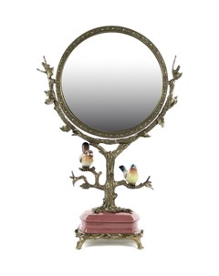 Зеркало настольное с птицами Гласар