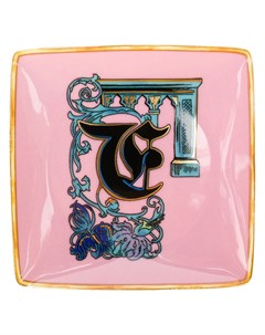 Тарелка Holiday Alphabet с принтом F Versace