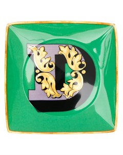 Тарелка Holiday Alphabet с принтом D Versace