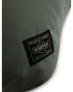 Поясная сумка с эффектом металлик и нашивкой логотипом Porter-yoshida & co