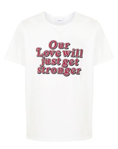 Футболка с принтом Our love will just get stronger Ports v