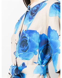 Платье рубашка миди с цветочным принтом Paul smith