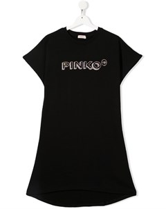 Декорированное платье футболка Pinko kids