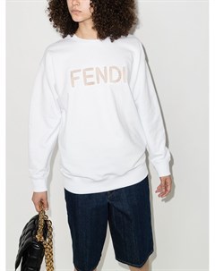 Свитер оверсайз с логотипом Fendi