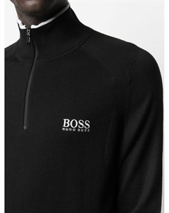 Джемпер с вышитым логотипом Boss hugo boss