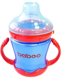 Кружка поильник Baboo с мягким силиконовым носиком 180мл Lubby