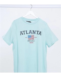 Свободная футболка с надписью Atlanta Daisy street plus