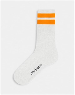 Серые спортивные носки с полосками Jack Carhartt wip