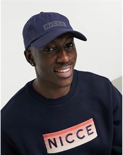 Темно синяя кепка с переливающимся логотипом Dock Nicce