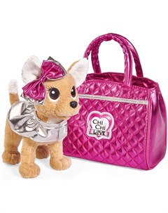 Мягкая игрушка Chi Chi Love Гламур с розовой сумочкой 20 см Simba