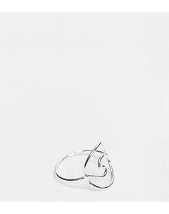 Кольцо из стерлингового серебра с абстрактным дизайном Kingsley ryan