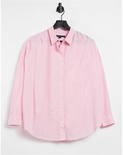 Розовая рубашка в полоску French connection