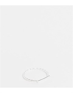 Витое кольцо из стерлингового серебра с планкой Kingsley ryan curve