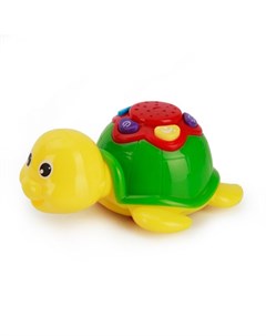 Интерактивная игрушка ночник Черепашка желто зеленая Умка