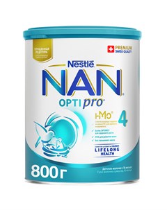 Детское молочко Optipro 800 г с 18 месяцев Nan
