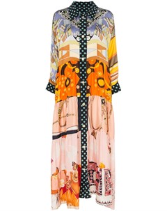 Платье макси с цветочным принтом Rianna + nina