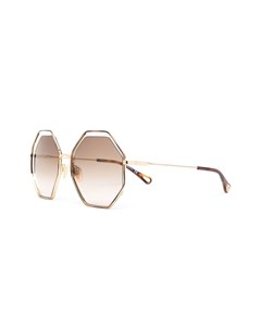 Солнцезащитные очки в массивной оправе Chloé eyewear