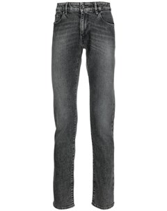 Узкие джинсы с завышенной талией Pt05