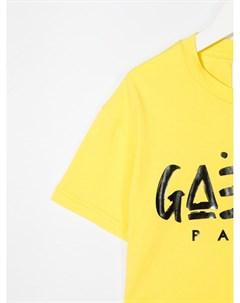 Укороченная футболка с логотипом Gaelle paris kids