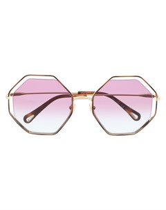 Солнцезащитные очки в восьмиугольной оправе Chloé eyewear
