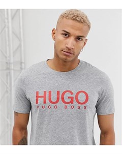 Серая футболка с логотипом Dolive Hugo