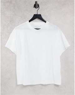 Белая свободная футболка Topshop