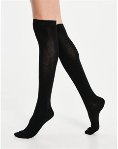 Черные носки до колена Asos design