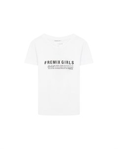 Хлопковая футболка Designers, remix girls