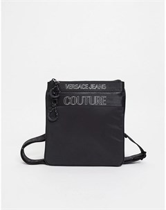 Черная сумка с логотипом Versace jeans couture