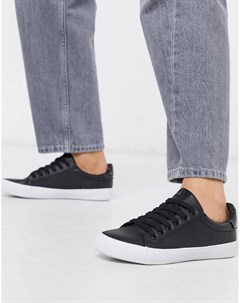 Черные кроссовки на шнуровке Dustin Asos design