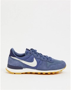 Темно синие кроссовки Internationalist Nike