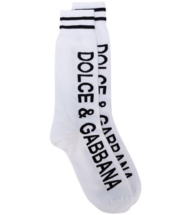 Носки с принтом логотипом Dolce&gabbana