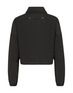 Укороченная куртка с тисненым логотипом Fendi