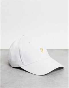 Белая кепка с логотипом Farah