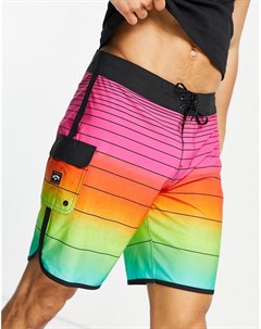 Разноцветные пляжные шорты в полоску Stripe Pro Billabong