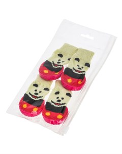 Носки для собак с резиновой калошей 1 4 см х 4 5 см Каскад