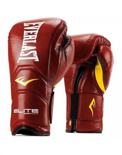Боксерские перчатки на липучке Elite Pro 16 oz красный P00000680 Everlast