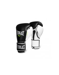 Боксерские перчатки Powerlock 14 oz черный белый зеленый 2200657 Everlast
