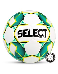 Мяч футбольный Ultra DB 810218 р 5 белый зеленый желтый черный Select
