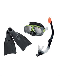 Набор для плавания маска трубка ласты Surf Rider 55959 Intex