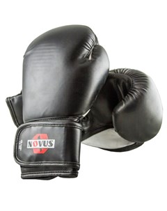 Перчатки боксерские LTB 16301 12 унций S M черные Novus