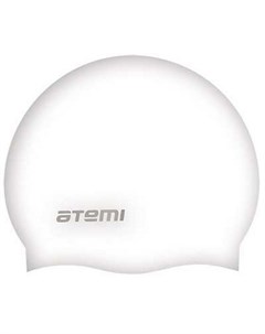 Шапочка для плавания SC308 силикон белый Atemi