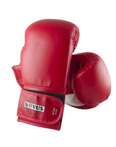 Перчатки боксерские LTB 16301 12 унций S M красные Novus