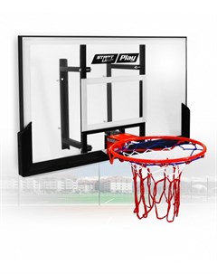 Баскетбольный щит Play 110 112х72 см кольцо 45 см S110 Start line