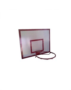 Щит баскетбольный ПВХ пластик Palight 10 мм тренировочный с основанием 120x90 cм М187 Ellada