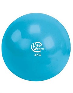 Медбол 4кг 1704LW голубой Lite weights