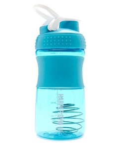 Шейкер с венчиком V500мл Shaker Bottle S19 голубой Harper gym