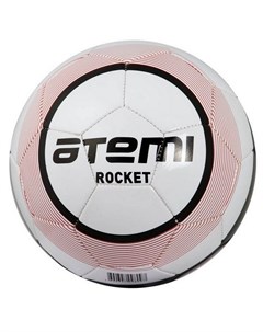 Мяч футбольный Rocket р 5 бело красный Atemi
