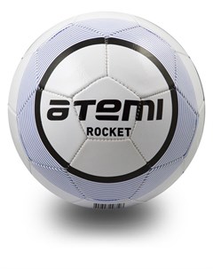 Мяч футбольный р 5 Rocket бело синий Atemi