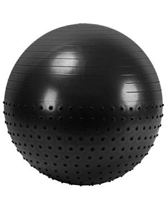Мяч гимнастический Anti Burst полу массажный 55 см FBX 55 8 черный Nobrand